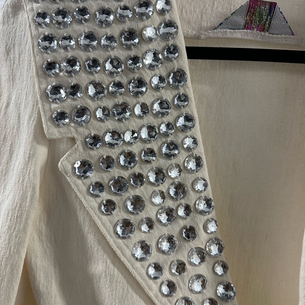 Studded Cream Jacket - Picture 4 of 6